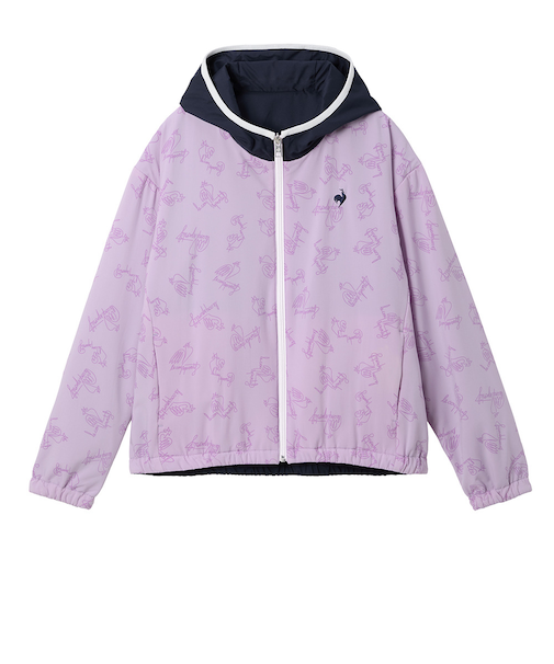 ルコックスポルティフ(lecoqsportif)ゴルフウェア アウター 防風保温 リバーシブル ブルゾン LG5FWB02L PP00
