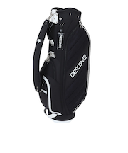 デサントゴルフ(DESCENTEGOLF)ゴルフ 軽量 カート式 ロゴプリント キャディバッグ 8.5型 DQCUJJ01 BK00