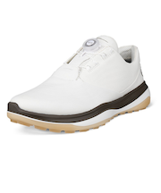 エコー（ecco）ゴルフシューズ LT1 BOA スパイクレス 132274 WH/TA