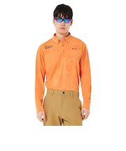 オークリー（OAKLEY）ゴルフウェア 吸汗速乾 OMBLE JQ 長袖ポロシャツ FOA408242-73K