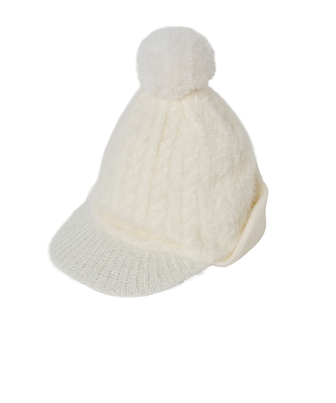 ROSASEN（ROSASEN）ゴルフ フェザーヤーン ツバ付き ニットキャップ 046-54062-25AW-005