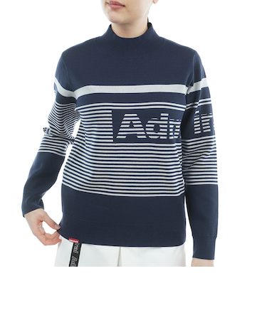 アドミラル ゴルフ（Admiral GOLF）ゴルフウェア パネルBD ボトルネックセーター ADLA564-NVY