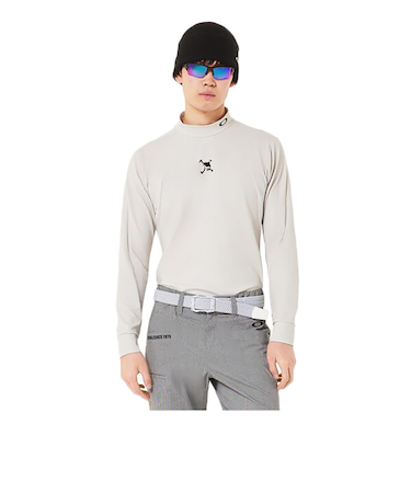 オークリー（OAKLEY）ゴルフウェア SKULL THICKNESS 長袖モックシャツ FOA408240-26C