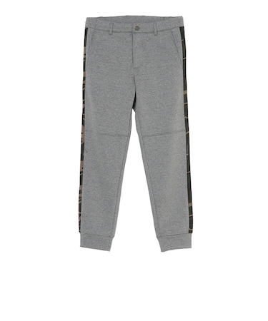 ROSASEN(ROSASEN)ゴルフウェア 裏起毛 プリント切り替えジョガーパンツ 044-74013-25AW-013