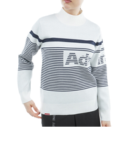 アドミラル ゴルフ（Admiral GOLF）ゴルフウェア パネルBD ボトルネックセーター ADLA564-WHT