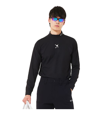 オークリー（OAKLEY）ゴルフウェア SKULL THICKNESS 長袖モックシャツ FOA408240-02E