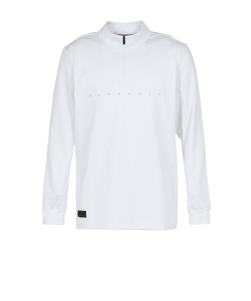 プーマ（PUMA）ゴルフウェア 吸汗速乾 PB ハーフジップ 長袖 ハイネック シャツ 635787-03