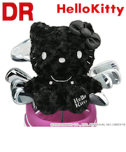 ホクシン(Hokushin)ハローキティヘッドカバー ドライバー用 BK KTHD3 キティDR BK