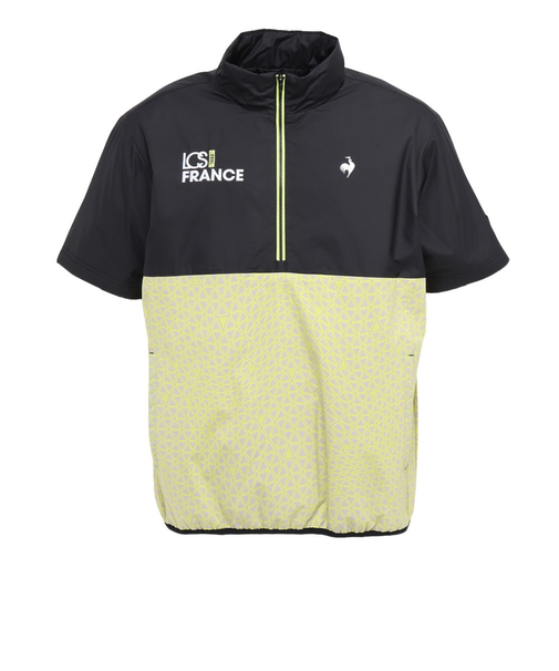 ルコックスポルティフ（lecoqsportif）ゴルフウェア 中綿入り半袖ブルゾン LG5FWBC0M BK00