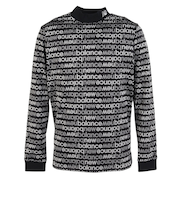 ニューバランス（new balance）ゴルフウェア 総柄 長袖 モックネック プルオーバー 012-5267005-010