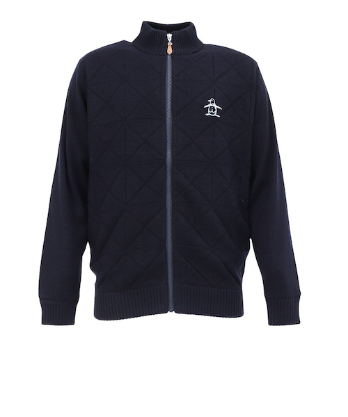 マンシング（MUNSING）ゴルフウェア 防風 長袖 フルジップセーター