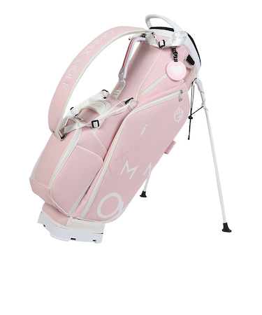オムニックスゴルフ(OMNIX GOLF)ゴルフ スタンド式 キャディバッグ 8.5型 4分割 Heart Pink SB20241002