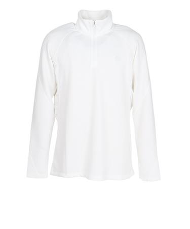 トミーアーマー(Tommy Armour)ゴルフウェア 吸湿発熱 ヒートクロス 3D ハーフジップモックシャツ TAHD25F030005 WHT