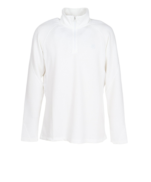 トミーアーマー(Tommy Armour)ゴルフウェア 吸湿発熱 ヒートクロス 3D ハーフジップモックシャツ TAHD25F030005 WHT