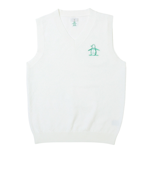 マンシング（MUNSING）ゴルフウェア Vネックニットベスト MG5FVE81L