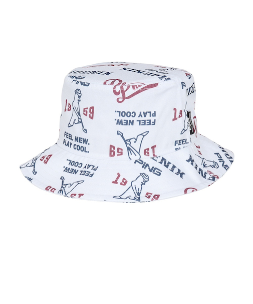 ピン（PING）ゴルフ 総柄 プリントハット 621-5287003-030