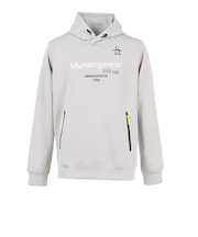 マンシング（MUNSING）ゴルフウェア EASY MIDDLER ストレッチロゴプリントフーディ 長袖  MG5FSW22M GY00