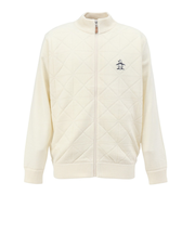 マンシング（MUNSING）ゴルフウェア 防風 長袖 フルジップセーター MG5FST81M WH00