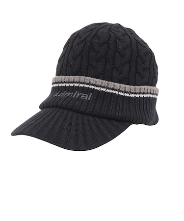 アドミラル ゴルフ（Admiral GOLF）ゴルフ 帽子 キャップニット ベーシック ADMB5B11-BLK