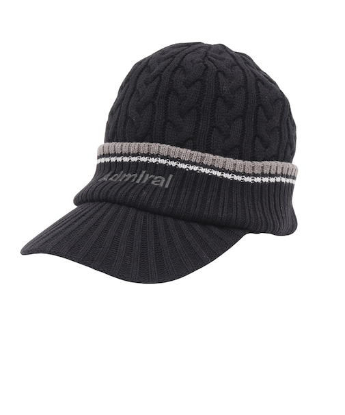 アドミラル ゴルフ（Admiral GOLF）ゴルフ 帽子 キャップニット ベーシック ADMB5B11-BLK