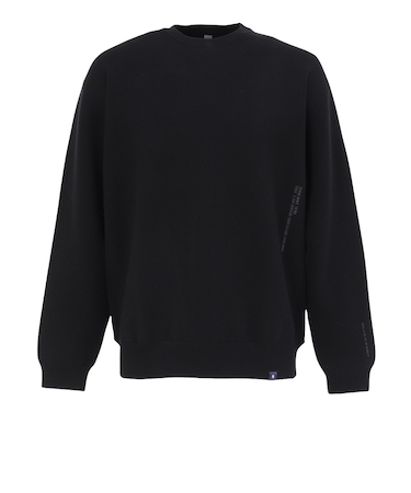 シルバースコット845（SILVERSCOTT845）ゴルフウェア 長袖 アクティブニット クルーネック SS25FWT006 BLK