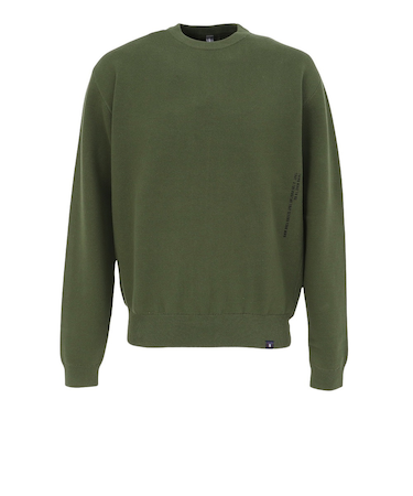 シルバースコット845（SILVERSCOTT845）ゴルフウェア 長袖 アクティブニット クルーネック SS25FWT006 OLV