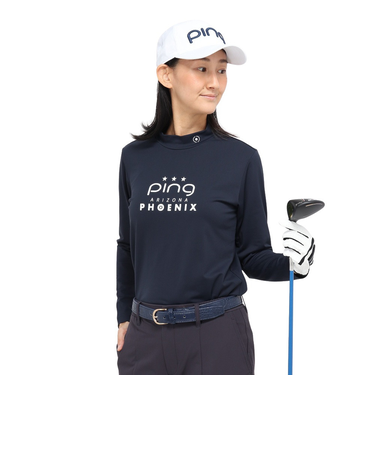 ピン（PING）ゴルフウェア トリコットハイネック長袖シャツ 622-5266001-120