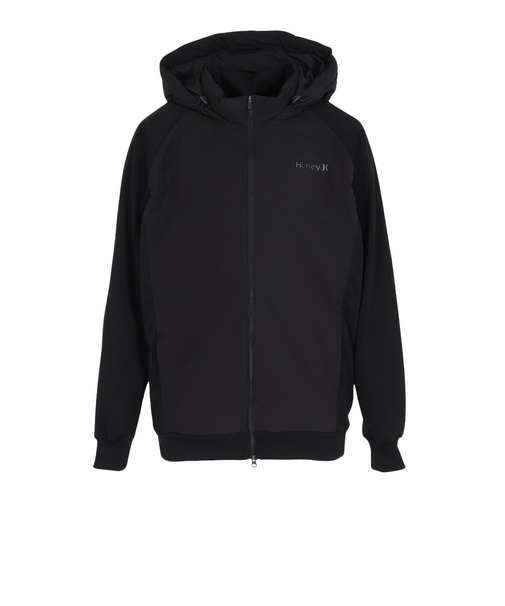 ハーレー（HURLEY）ゴルフウェア アウター 裏起毛 ファントム ハイブリッド ダウンジャケット MGJK252072-BLK