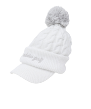 アディダス（adidas）帽子 ポンポンブリムニットキャップ KQE23-JN9770 W