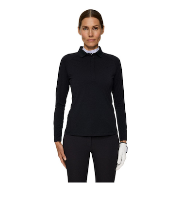 J.LINDEBERG(J.LINDEBERG)ゴルフウェア Flor 長袖ポロシャツ 072-24910-25AW-019