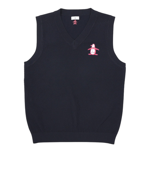 マンシング（MUNSING）ゴルフウェア Vネックニットベスト MG5FVE81L NV00
