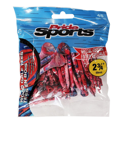 ライト（LITE）ウッドティー69mm マーブルレッド T-763 010