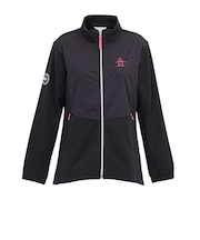 マンシング（MUNSING）ゴルフウェア 長袖 スタンドジップ ハイブリットカットソー MG5FSW22L BK00