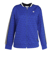 ルコックスポルティフ(lecoqsportif)ゴルフウェア 防風 総柄フルジップジャージ LG5FJG00L BL00