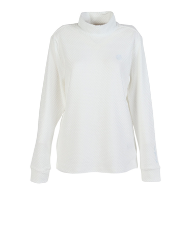トミーアーマー(Tommy Armour)ゴルフウェア 防寒 長袖 ネオグリッド モックネックシャツ TANB25F070021 WHT