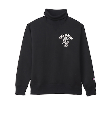 チャンピオン（CHAMPION）ゴルフウェア 長袖 テックウィーブ テリー タートルネックスウェットシャツ C3-CG003 090