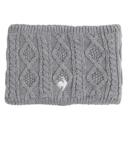 ルコックスポルティフ（lecoqsportif）ケーブル編み ネックウォーマー LG5FNW50L GY00