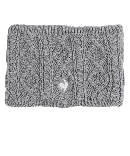 ルコックスポルティフ（lecoqsportif）ケーブル編み ネックウォーマー LG5FNW50L GY00