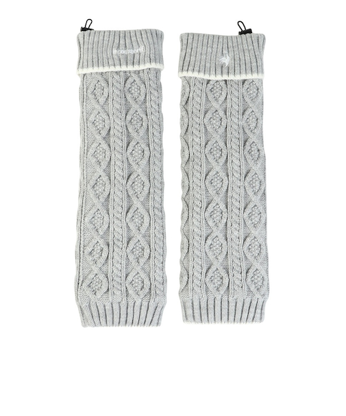 ルコックスポルティフ（lecoqsportif）ケーブル編み レッグウォーマー LG5FAZ80L GY00