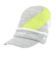 ルコックスポルティフ（lecoqsportif）帽子 庇付きニットキャップ LG5FCP40M GY00