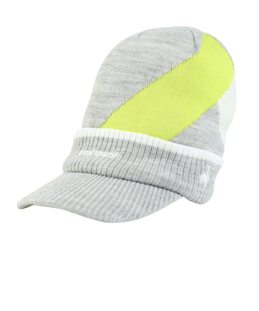 ルコックスポルティフ（lecoqsportif）帽子 庇付きニットキャップ LG5FCP40M GY00