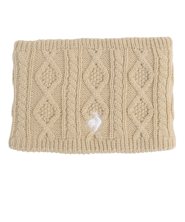 ルコックスポルティフ（lecoqsportif）ケーブル編み ネックウォーマー LG5FNW50L BG00