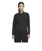 アディダス（adidas）ゴルフウェア ストレッチ ポロシャツ 長袖 JWJ89-JM9607 BLK