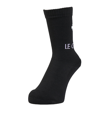 ルコックスポルティフ（lecoqsportif）ヒートナビ レギュラー丈ソックス LG5FSO05L BK00
