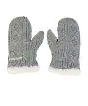 ルコックスポルティフ（lecoqsportif）ケーブル編み ミトングローブ LG5FAZ50L GY00