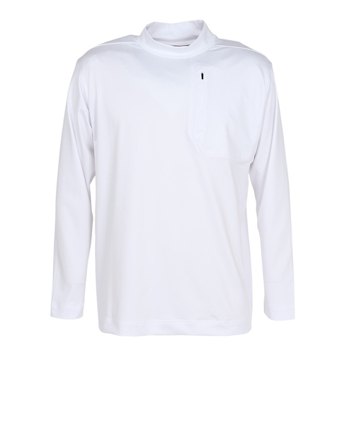CPG GOLF 長袖ハイネックシャツ ホワイト 本間ゴルフ（HONMA）ゴルフウェア ストレッチ 長袖ハイネックシャツ WH