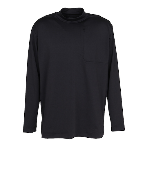 本間ゴルフ（HONMA）ゴルフウェア ストレッチ 長袖ハイネックシャツ BK