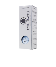 マックスフライ(MAXFLI)ゴルフボール ロイヤルマックスフライ ROYAL MAXFLI 2 BLK ゴルフボール 3ケ スリーブ(3個入り)