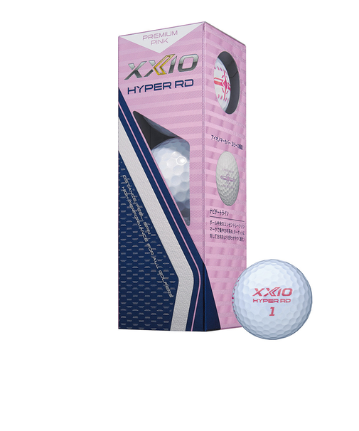 ゴルフボール XXIO HYPER RD プレミアムピンク XN HPRD PPK スリーブ(3個入り)