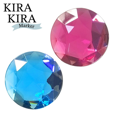 ホクシン（Hokushin）KIRAKIRAアクリルマーカー MK527 キラ BL&PK